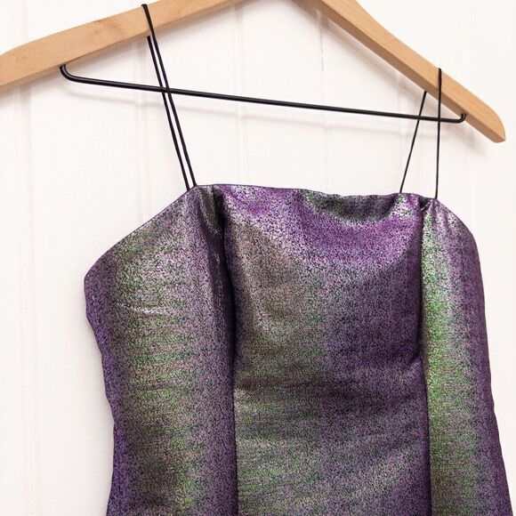 LIKELY Hayley Lurex Dress Size 00 - Picture 3 of 10